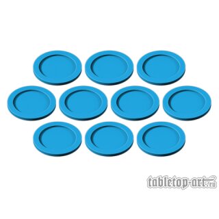 Skill and Squad Marker - 32mm Azure Blue (10)