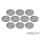 Skill and Squad Marker - 32mm Light Grey (10)
