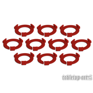 Squad Marker - 25mm Cherry Red (10)