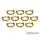 Squad Marker - 28.5mm Gold (10)