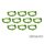 Squad Marker - 28.5mm Light Green (10)