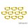 Squad Marker - 28.5mm Yellow (10)