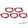 Squad Marker - 40mm Cherry Red (5)