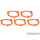 Squad Marker - 40mm Neon Orange (5)