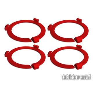 Squad Marker - 50mm Cherry Red (4)