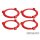 Squad Marker - 50mm Red (4)