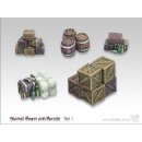 Stacked Boxes And Barrels - Set 1 (5)