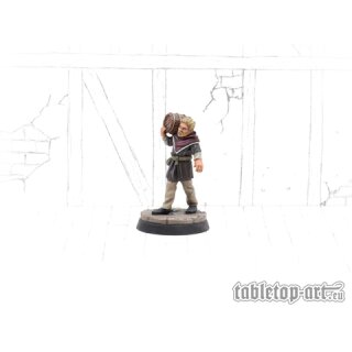 Townsfolk Miniatures - Servant With Barrel