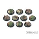 Trench Warfare Bases - 30mm Round Lip (10)