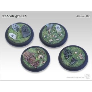 Undead Ground Bases - 40mm Round Lip (2)