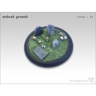 Undead Ground Bases - 50mm Round Lip 2