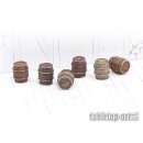 Wooden Barrels Set 1 - Small Barrels (6)