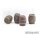 Wooden Barrels Set 3 - Big Barrels (4)