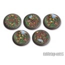 Woodland Bases - 40mm Round Lip (5)