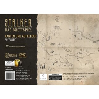 S.T.A.L.K.E.R. - Das Brettspiel: Karten und Aufkleber Auffüllset (DE)