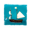 Blood & Plunder: Brigantine Ship (Resin)