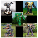 BattleTech Miniatures Clan Ghost Bear Medium Star