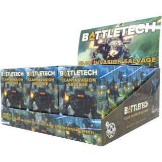 BattleTech: Clan Invasion Salvage Box Display (9)