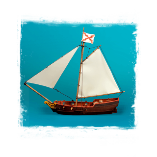 Blood & Plunder: Sloop Ship (Resin)