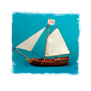 Blood & Plunder: Sloop Ship (Resin)
