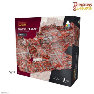 Dungeons & Lasers: Belly of the Beast Prepainted