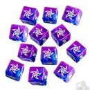 Elder Dice: Astral Elder Sign Silver Key D6 (12)