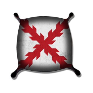 Neoprene Dice Tray Cross of Burgundy (EN)