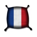 Neoprene Dice Tray France Tricolore (EN)