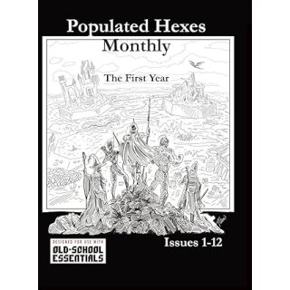 Old-School Essentials RPG: Populated Hexes - The First Year Softcover (EN)