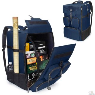 ENHANCE Board Game Backpack: Dragon Blue