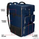 ENHANCE Board Game Backpack: Dragon Blue