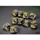 Chessex Brush Dice Set 10D10 Deep Forest