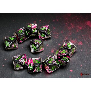 Chessex Brush Dice Set 10D10 Paintball