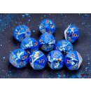 Chessex Brush Dice Set 10D10 Wavebreak
