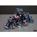 Chessex Brush Dice Set D6 Dark Side 12mm (36)