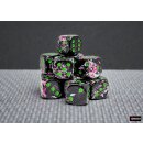 Chessex Brush Dice Set D6 Paintball 16mm (12)