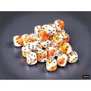 Chessex Brush Dice Set D6 Sunrise 12mm (36)