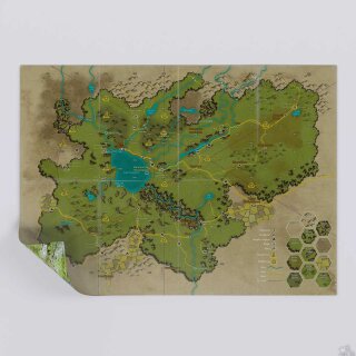 Dolmenwood: Double Sided Player/Referees Poster Map (EN)