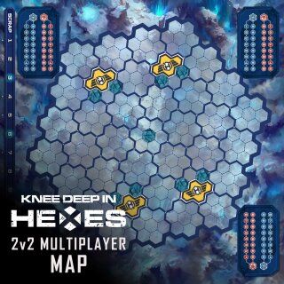 Knee Deep in Hexes: 2v2 Multiplayer Map
