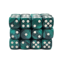 D6 12mm Dice Set Pearl Drop Green (36)