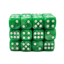 D6 12mm Dice Set Pearl Drop Jade (36)