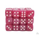 D6 12mm Dice Set Pearl Drop Pink (36)