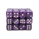 D6 12mm Dice Set Pearl Drop Purple (36)