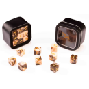 D6 Series 16mm Marble Chocolate & Cream (18)