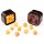 D6 Series 16mm Marble Orange & Yellow (18)
