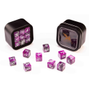 D6 Series 16mm Marble Purple & Grey (18)