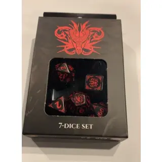 Dragon of the Red Moon Dice Set (7)