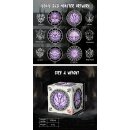 Cube Spinner Dice Purple & Silver