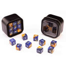 D6 Series 16mm Marble Blue & Gold (18)