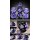 Faceted Glass Dice Set (7) Amethyst